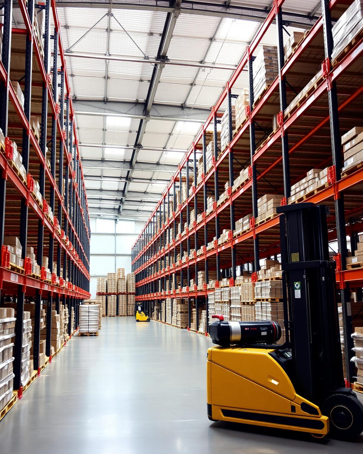 WMS-enabled warehouse racking